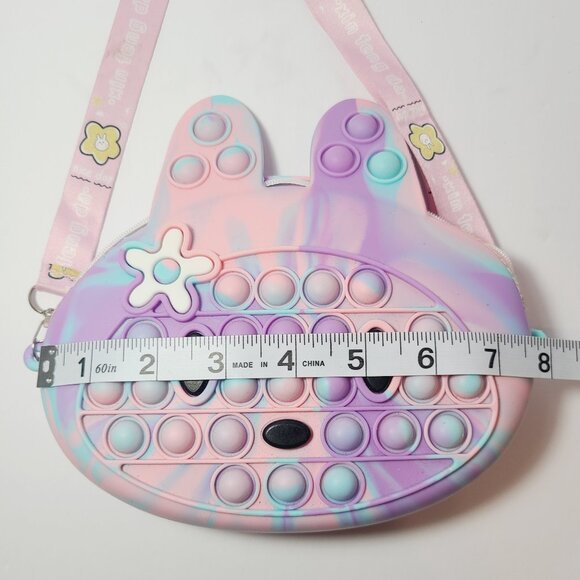 Pop-It Bunny Purse | Kids Fidget Crossbody Bag - Picture 6 of 8